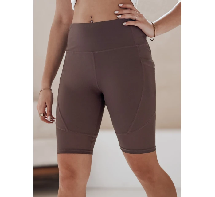 Dámské cyklistické šortky hnědé Dstreet model 21982895 - FashionStreet