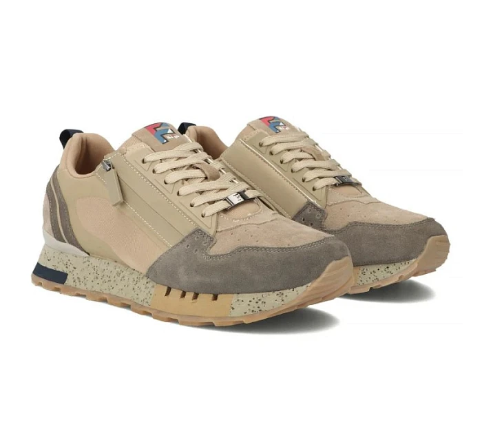 Pánske béžové kožené čižmy Filippo MSP7836 Pánske béžové kožené čižmy Filippo MSP7836