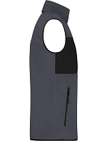 Daiber JN 1310 Pánska fleecová vesta 02.1310 carbon/black