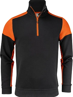 Prime Sweater Mikina s 1/4 zipem black/orange model 22453120 - Printer