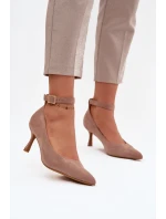 lodičky s tmavě béžové model 21757663 - Boto