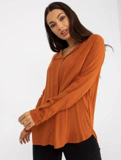 Blúzka D73761M10997C svetlo hnedá