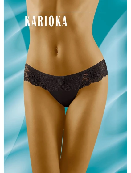 Dámske nohavičky / brazílky Karioka čierna - Wolbar Dámske nohavičky / brazílky Karioka čierna - Wolbar