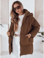 Dámska prešívaná bunda LETLIS camel FashionStreet TY3245