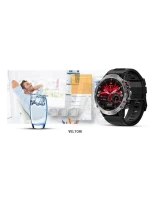 VELTORI VT110-1 Smartwatch Čierny silikónový remienok VELTORI VT110-1 Smartwatch Čierny silikónový remienok