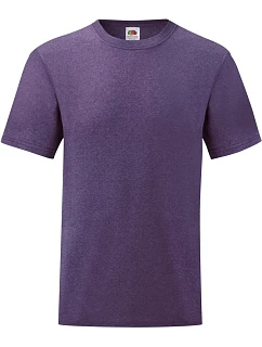 Tričko Fruit of the Loom Valueweight T 16.1036, fialová melírovaná