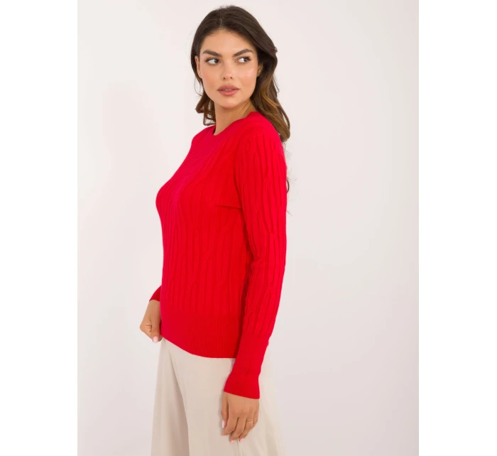 Jumper AT SW 2338 2.61 tmavo červená