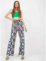 DHJ SP 13587 nohavice.66P čierna a modrá