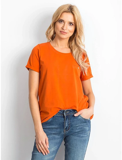 Tričko RV TS model 14830686 tmavě oranžová - FPrice