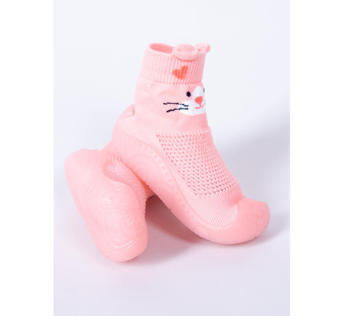 Dětské dívčí ponožky s podrážkou Apricot model 17209747 - Yoclub