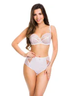 Vysoké dámske nohavičky DOTS 19057 White Vysoké dámske nohavičky DOTS 19057 White