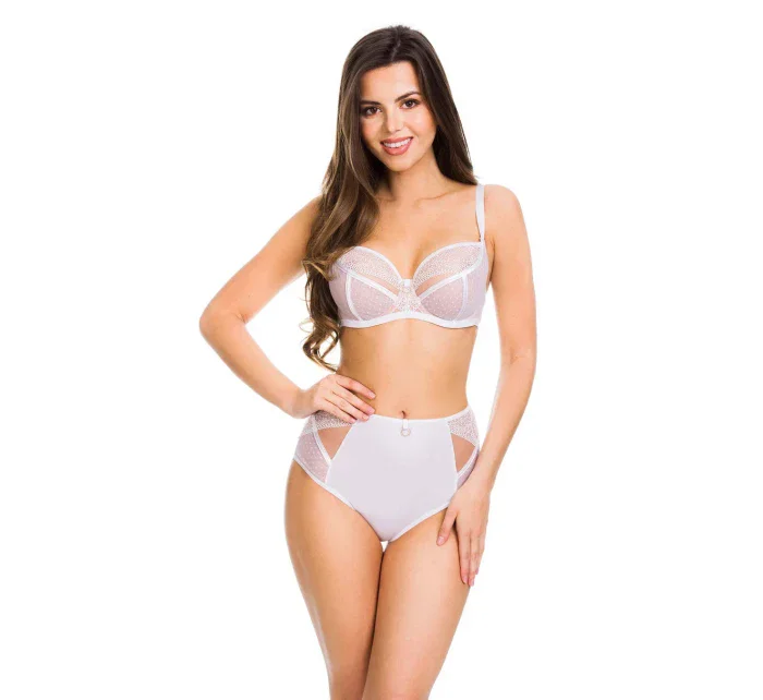 Vysoké dámske nohavičky DOTS 19057 White Vysoké dámske nohavičky DOTS 19057 White