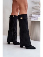 Topánky na podpätku model 223003 Krok vo veľkom štýle