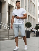 FashionStreet pánske modré džínsové šortky SX2616 FashionStreet pánske modré džínsové šortky SX2616