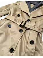 z kapturem ciemny beżowy model 22037964 - HONEY WINTER