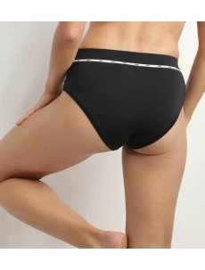 DIM ICONS HIGHWAIST BRIEF - DIM - čierna