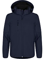 Classic Softshell Jkt Jr Dětská 3vrstvá softshellová bunda s kapucí model 22471116 dark navy - Clique