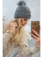 Čiapka K168 tmavo šedá Čiapka K168 tmavo šedá