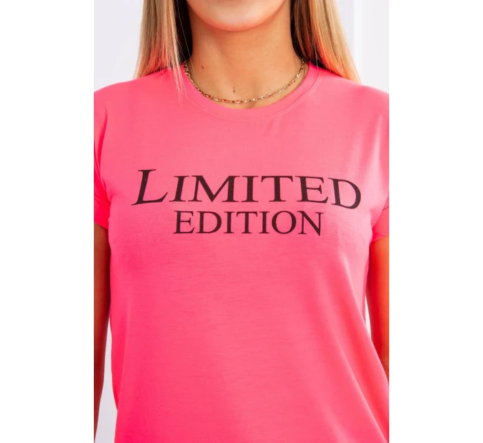 Limitovaná edícia blúzky ružová neón+čierna Limitovaná edícia blúzky ružová neón+čierna