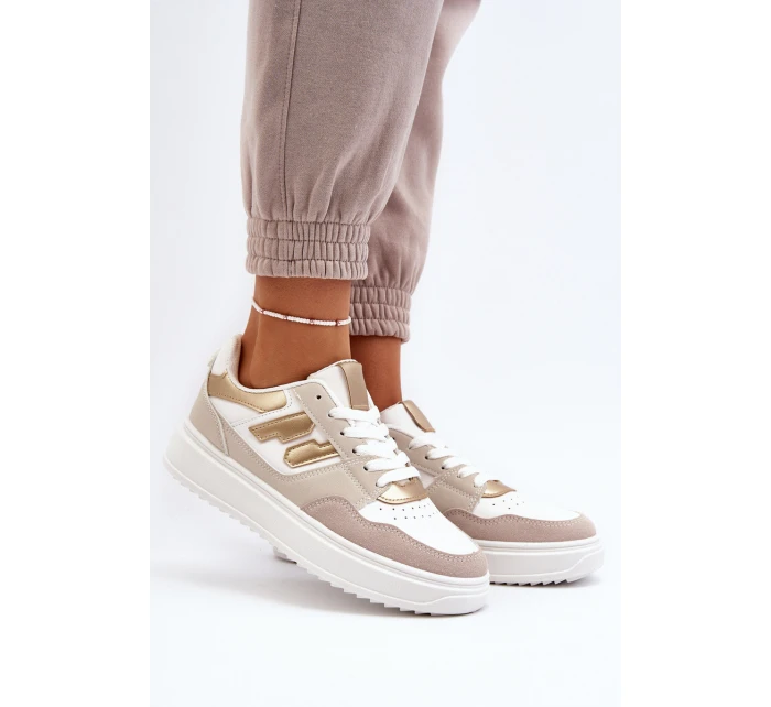Dámské nízké tenisky béžové model 21651086 - Boto