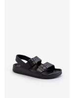 Dětské lehké žabky s přezkami BIG STAR model 21651512 Černé - Big Star Shoes