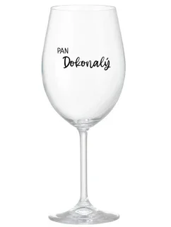 PAN DOKONALÝ - čirá sklenice na víno 350 ml