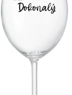 PAN DOKONALÝ - čirá sklenice na víno 350 ml