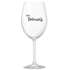 PAN DOKONALÝ - čirá sklenice na víno 350 ml
