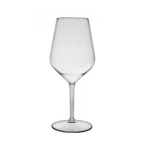 Čirá nerozbitná plastová sklenice na víno 470 ml Čirá nerozbitná plastová sklenice na víno 470 ml