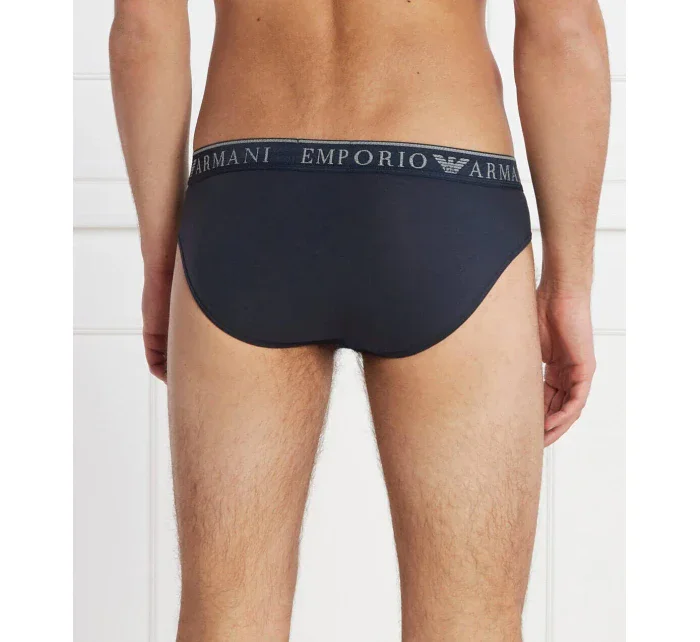 Pánske nohavičky 2Pack 111733 4R720 tm. modrá - Emporio Armani Pánske nohavičky 2Pack 111733 4R720 tm. modrá - Emporio Armani