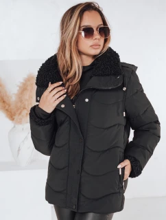 WARMMISS dámska prešívaná zimná bunda s kapucňou čierna FashionStreet TY4921