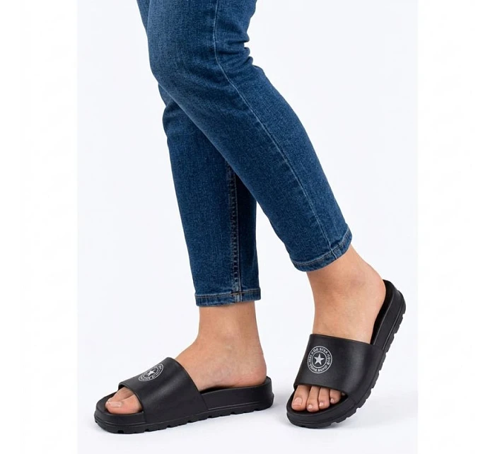 Dámske žabky na platforme k bazénu čierne Big Star TT274A043 Dámske žabky na platforme k bazénu čierne Big Star TT274A043