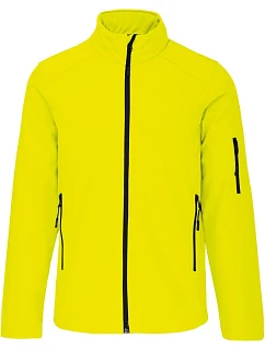 K 401 Pánská 3vrstvá softshellová bunda model 22508774 fluorescent yellow - Kariban