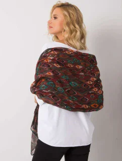 Závoj AT CH F106008 tmavohnedý