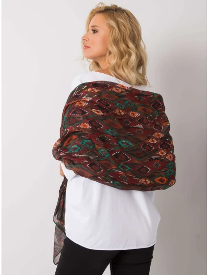 Závoj AT CH F106008 tmavohnedý