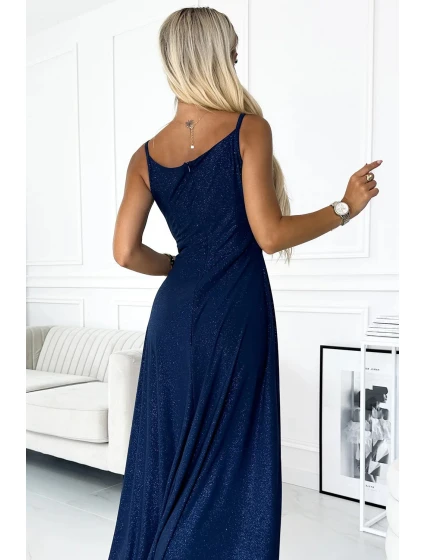 Dámské elegantní šaty model 20849713 tmavě modré - numoco