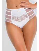 NOHAVIČKY S VYSOKÝM PÁSOM DEZIRO 19025 WHITE