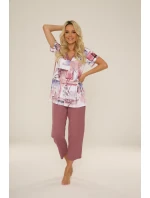 DÁMSKE PYŽAMO FIALOVÉ 777