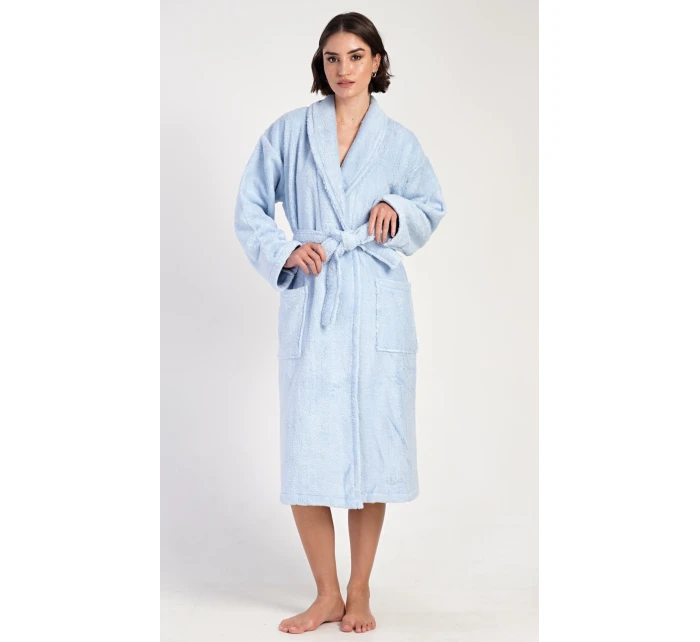 Dámský župan dlouhý se šálovým límcem model 21210371 - Vienetta