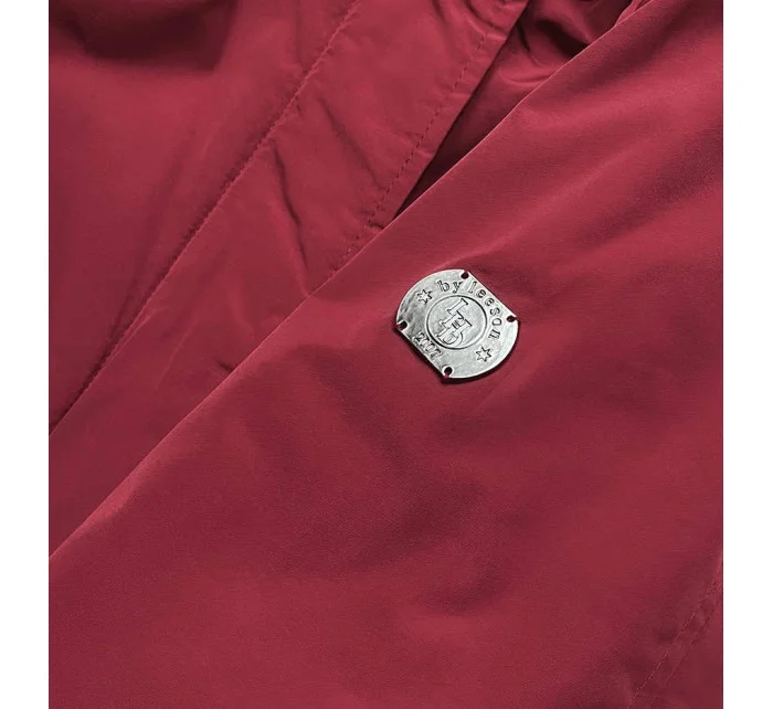 Červená dámska zimná bunda (m21309)