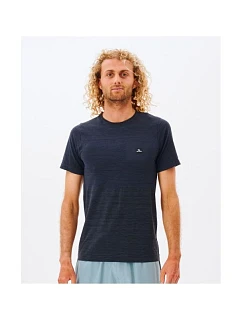 RIP CURL Vaporcool bezšvové tričko čierne