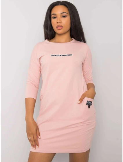 Šaty RV SK model 17416397 světle růžová - FPrice Šaty RV SK model 17416397 světle růžová - FPrice