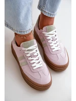 Dámske semišové tenisky na platforme Purple Zazoo Dámske semišové tenisky na platforme Purple Zazoo