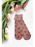 Dámske vzorované ponožky Magnetism lycra 20 den