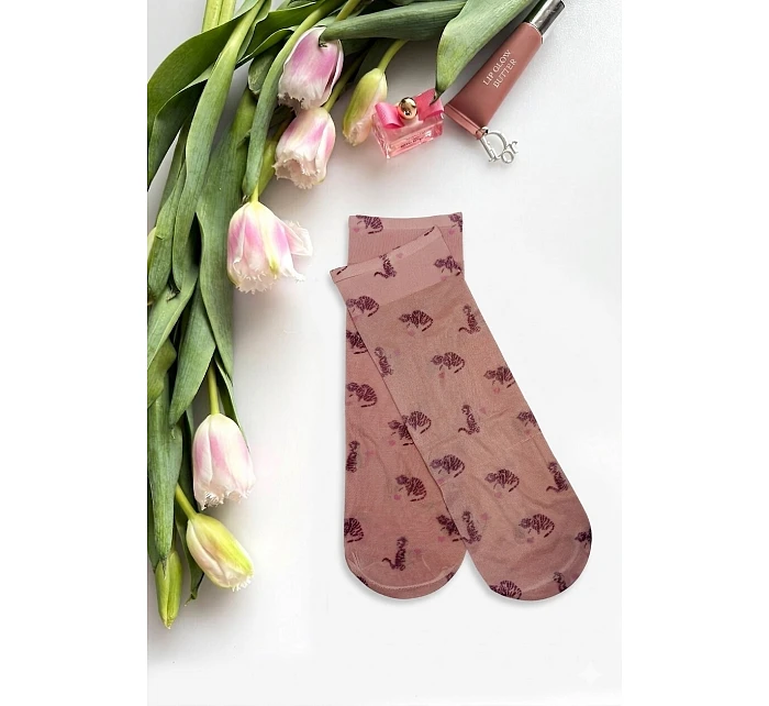 Dámske vzorované ponožky Magnetism lycra 20 den