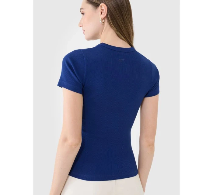 Dámské žebrované tričko model 21433280 - 4F