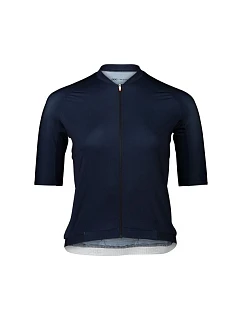 Cyklistické tričko POC W's PRISTINE Jersey – tmavomodré