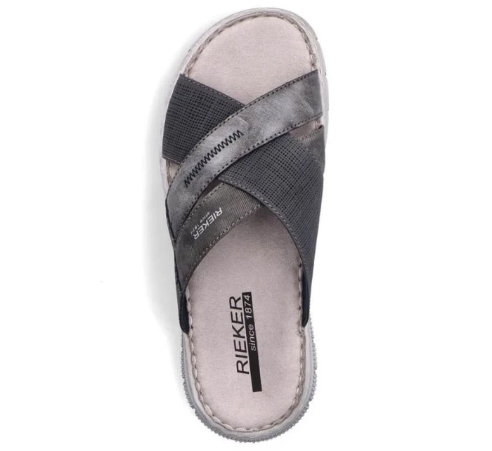 Pohodlné žabky M model 19373050 grey - Rieker