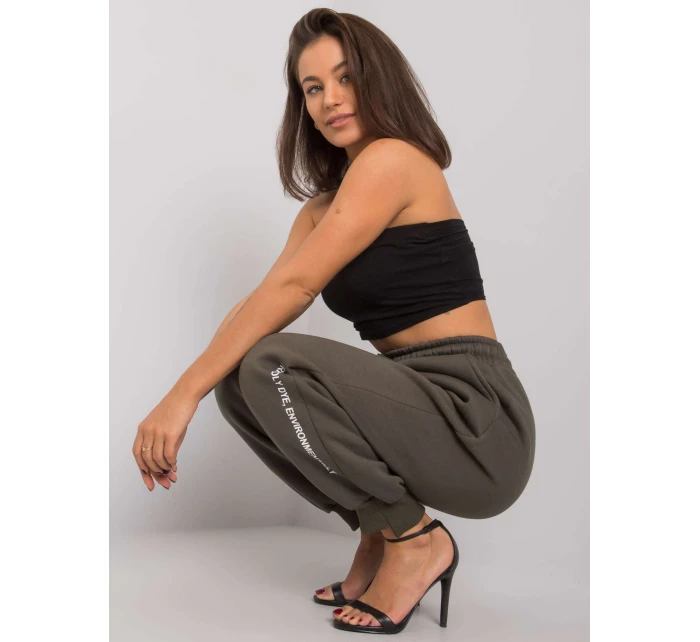 Tepláky RV DR 7237.81 tmavá khaki Tepláky RV DR 7237.81 tmavá khaki