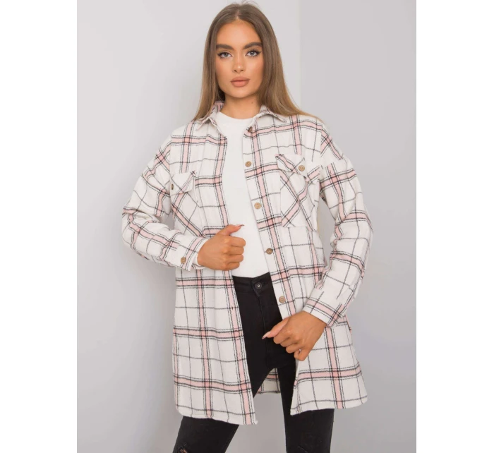 Košeľa TO KS 0810 3.32 biela ružová Košeľa TO KS 0810 3.32 biela ružová